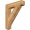 Ekena Millwork Traditional Craftsman Rough Sawn Bracket, Western Red Cedar, 6"W x 32"D x 36"H BKT06X32X36TRA04RWR - alternate 1